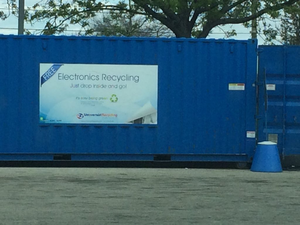 Live near Rockford? Got electronic junk? Take it here.